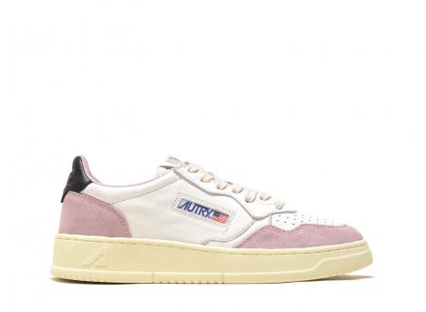 Autry Medalist Low GS20 Goat / Suede Powder / Black