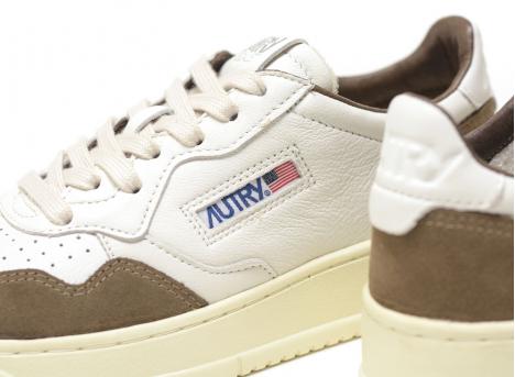 Autry Medalist Low GS34 Goat / Suede White / Cigar