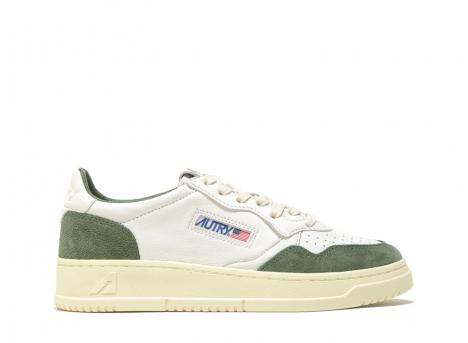 Autry Medalist Low GS40 Goat / Suede White / Military