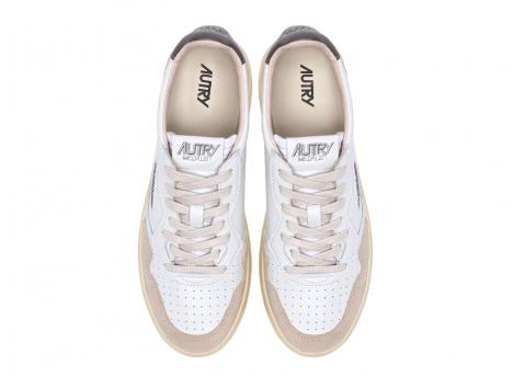 Autry Medalist Low LS01 Leather Suede White / Morel