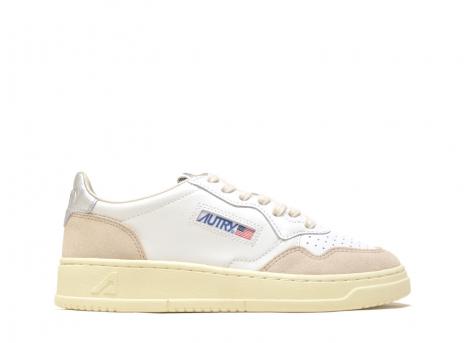 Autry Medalist Low LS74 Suede White / Silver