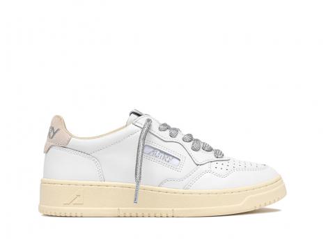 Autry Medalist Low SW02 Leather / Swoll White / Silver