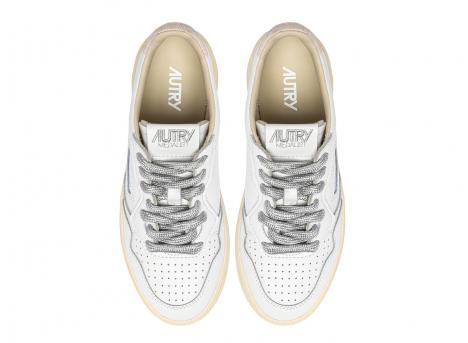 Autry Medalist Low SW02 Leather / Swoll White / Silver