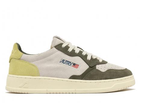 Autry Medalist Low TS05 Tricolor Suede Schio / Lemon