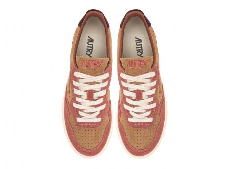 Autry Medalist Low TS20 Tricolor Suede Bonsrt / Wine