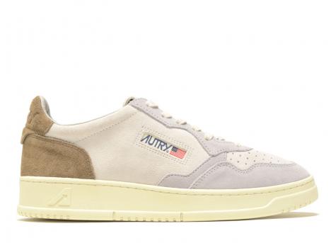Autry Medalist Low TS27 Tricolor Suede Vapor / Cigar