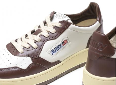 Autry Medalist Low WB46 Leather White / Chestnut