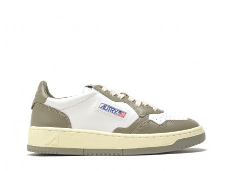 Autry Medalist Low WB54 Leather White / CVRT Green