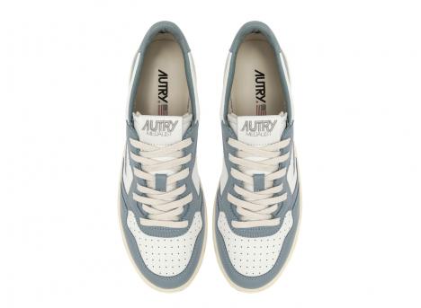 Autry Medalist Low WB56 Leather / Leather White / Silver Blue