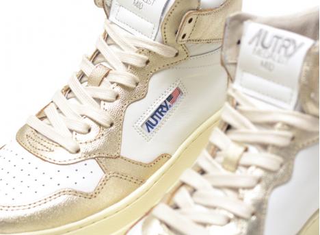 Autry Medalist Mid WB16 leather White / Platinum
