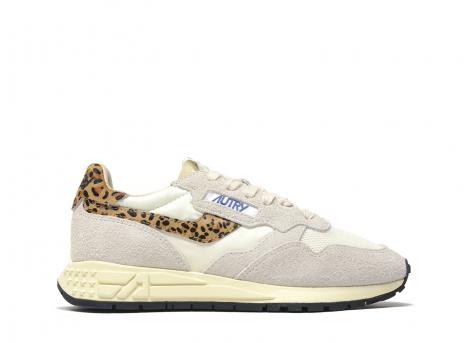 Autry Reelwind Low EP01 Suede / Nylon Pony White / Leopard