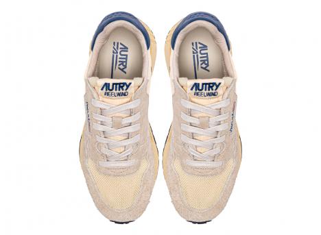 Autry Reelwind UT27 Suede Ecru / Ensign Blue