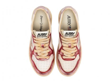 Autry Super Vintage MT01 Metal Leather Red / Pink