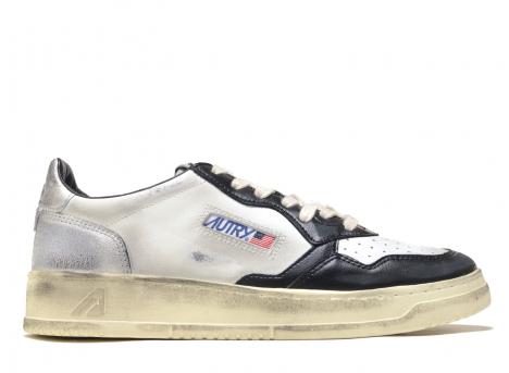 Autry Super Vintage SV11 Leather White / Black / Silver