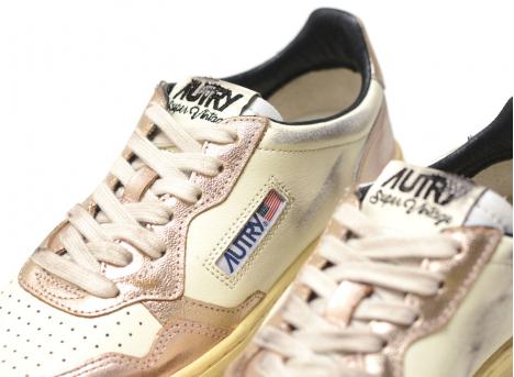 Autry Super Vintage SV41 Leather Metalllic / Rose