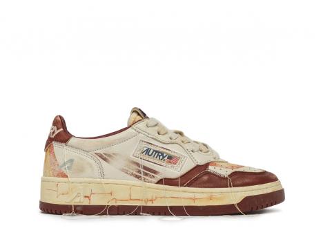 Autry Super Vintage TP02 Print White / Brick