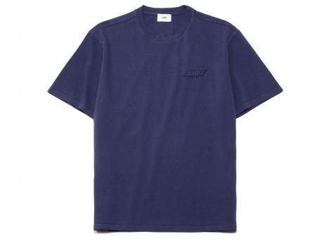 Autry Tshirt Main Heavy Cotton Blue