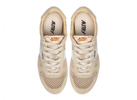 Autry Windspin Low KD06 Knitted / Suede Leather Ecru / Silver