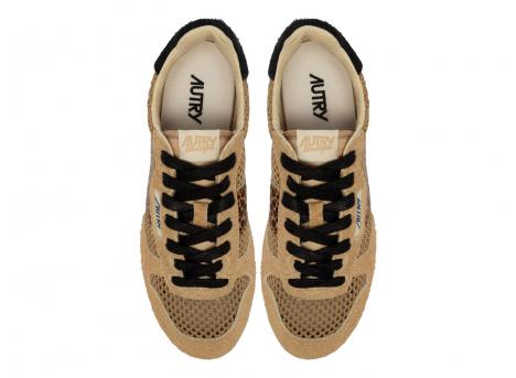 Autry Windspin Low KP01 Knitted / Suede / Pony Trench / Leopard / Black