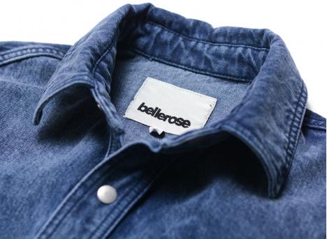 Bellerose Poach D0582 Overshirt Blue Snow