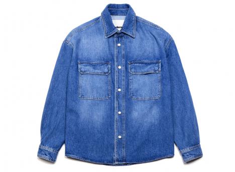 Bellerose Poach61 Overshirt Md Blue Marble