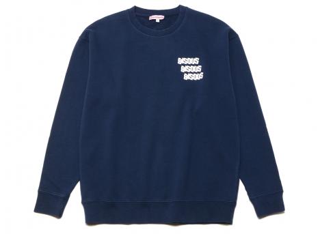 Bisous Skateboards Bisous X3 Crewneck Navy