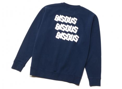 Bisous Skateboards Bisous X3 Crewneck Navy