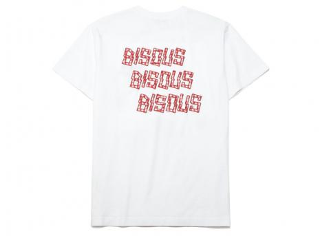 Bisous Skateboards Bisous X3 Vichy Tshirt White
