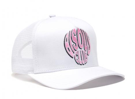 Bisous Skateboards Blow Up Cap White