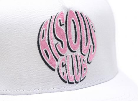 Bisous Skateboards Blow Up Cap White