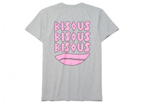 Bisous Skateboards Cap D Agde Tshirt Sport Grey