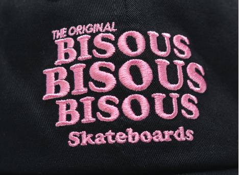 Bisous Skateboards Caps Grease Black