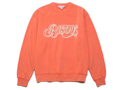 Bisous Skateboards Crewneck Glamour Washed Red