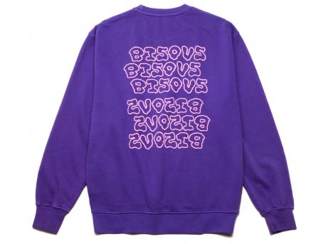Bisous Skateboards Crewneck Slime Purple