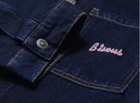 Bisous Skateboards Denim Shirt Raw