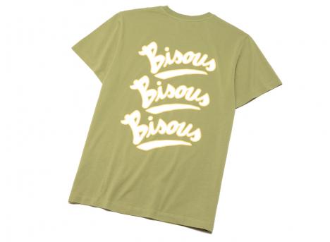Bisous Skateboards Gianni Tshirt Olive