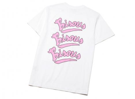 Bisous Skateboards Gianni Tshirt White
