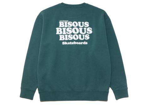Bisous Skateboards Crewneck Grease Forest Green