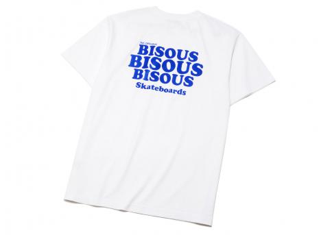 Bisous Skateboards Grease Tshirt White