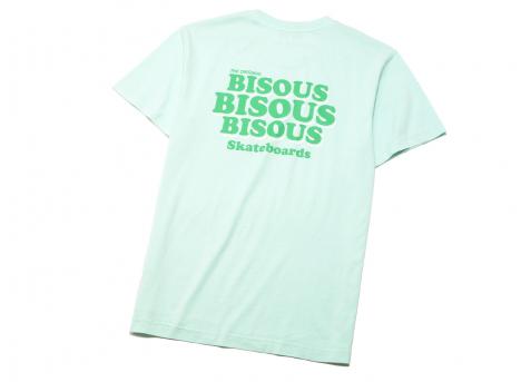 Bisous Skateboards Grease Tshirt Light Mint