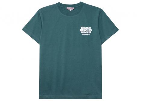 Bisous Skateboards Grease Tshirt Forest Green