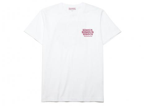 Bisous Skateboards Grease Tshirt White