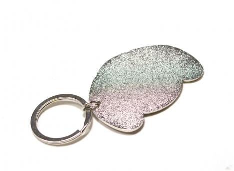 Bisous Skateboards Keyring Chien