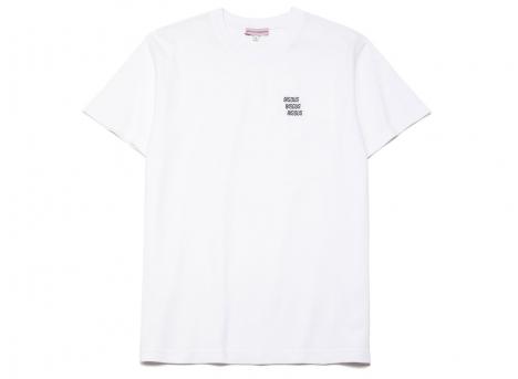 Bisous Skateboards Piquet Basic Tshirt White