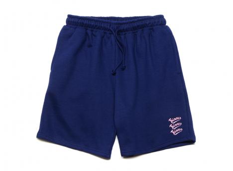 Bisous Skateboards Shorts Gianni Embroidery Navy