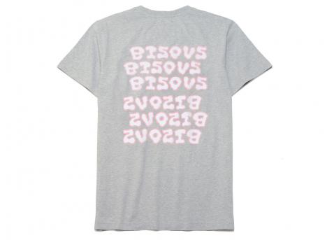 Bisous Skateboards Slime Tshirt Sport Grey