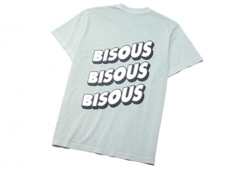 Bisous Skateboards Sonics Tshirt Light Grey