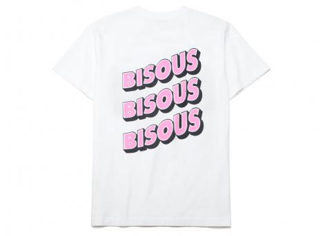 Bisous Skateboards Sonics Tshirt White