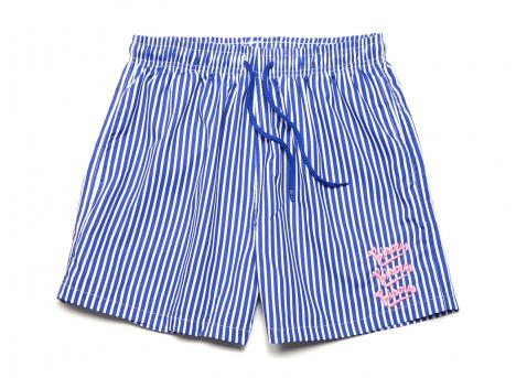 Bisous Skateboards Swimshort Gianni Stripes Navy