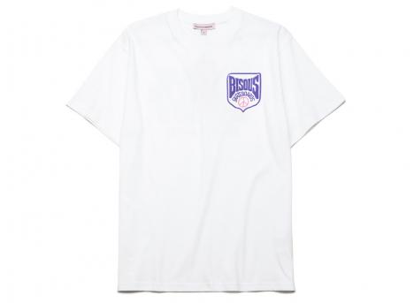 Bisous Skateboards Tshirt Blason White